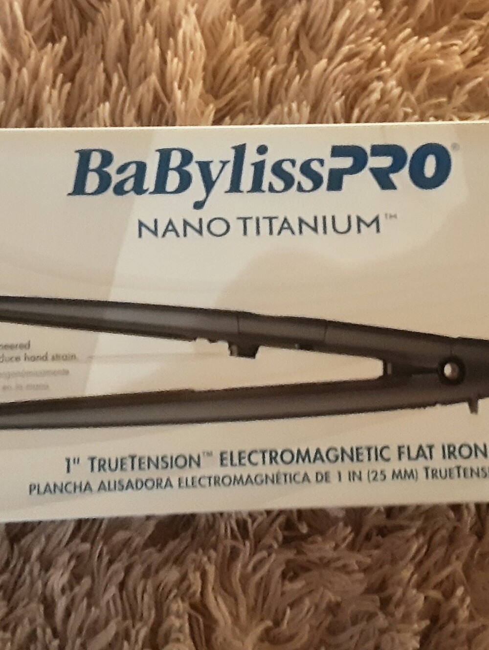 BaBylissPRO TrueTension electromagnetic flat iron 1"